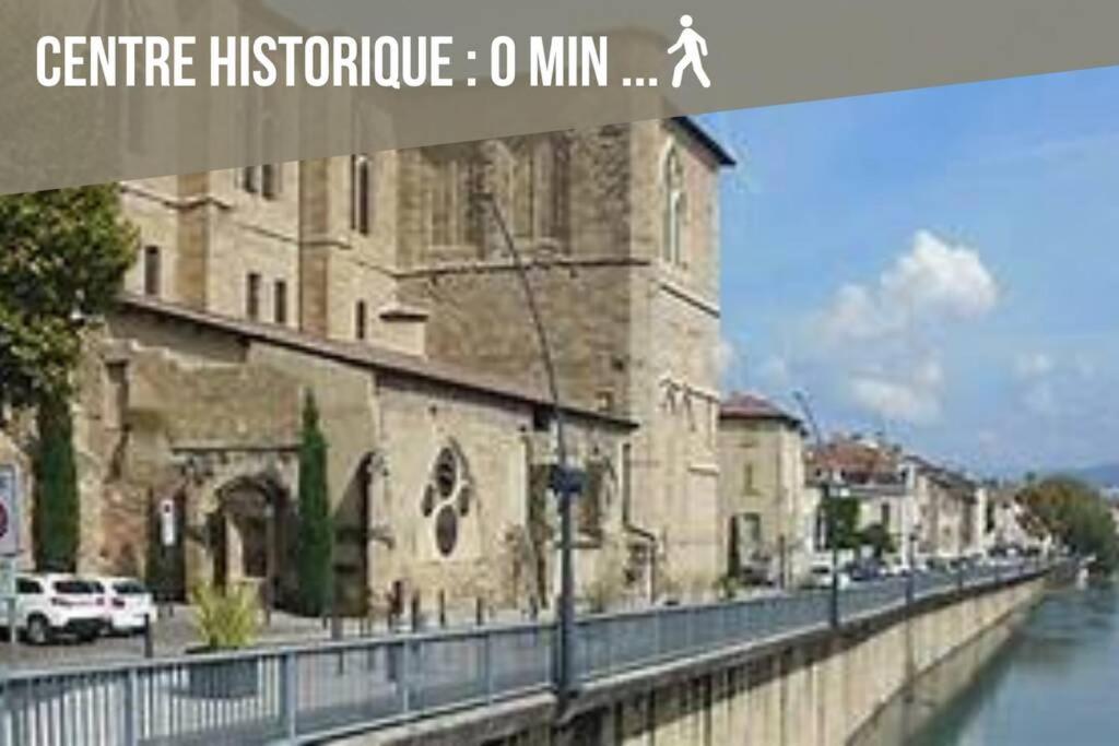 La Chaumiere, Centre Historique, Fibre, Ess, Rez-De-Chaussee, Bedinshop Romans-sur-Isère المظهر الخارجي الصورة